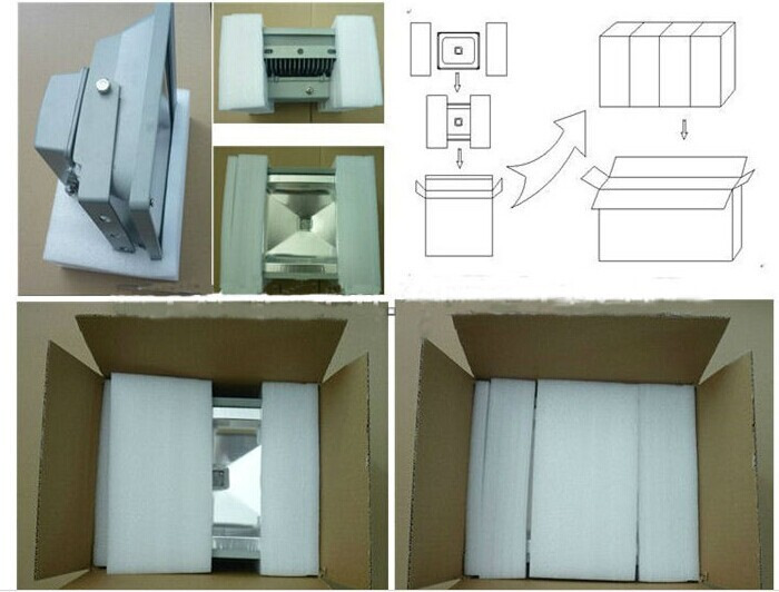 Low power high efficiency 10w led flood light with isolated driver