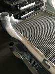Aluminum high performance automotive radiator for truck air to air heat