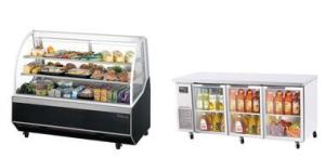 Quality Large Volume Commercial Display Chiller , Supermarket Vertical Glass Door Freezer wholesale