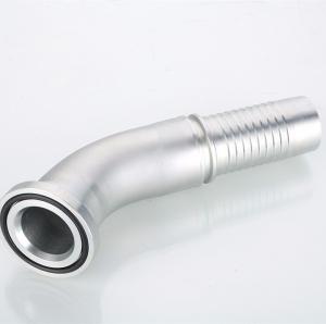 Quality SAE Standard 87341 Forged and Galvanized Hydraulic Flange Fitting 45 Degree 3000 Psi wholesale