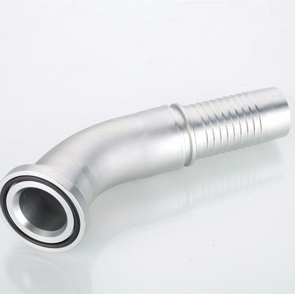 SAE Standard 87341 Forged and Galvanized Hydraulic Flange Fitting 45 Degree 3000