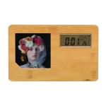 DIY Blank Sublimation Wooden Digital Clock Photo Frame For Sublimation Printing