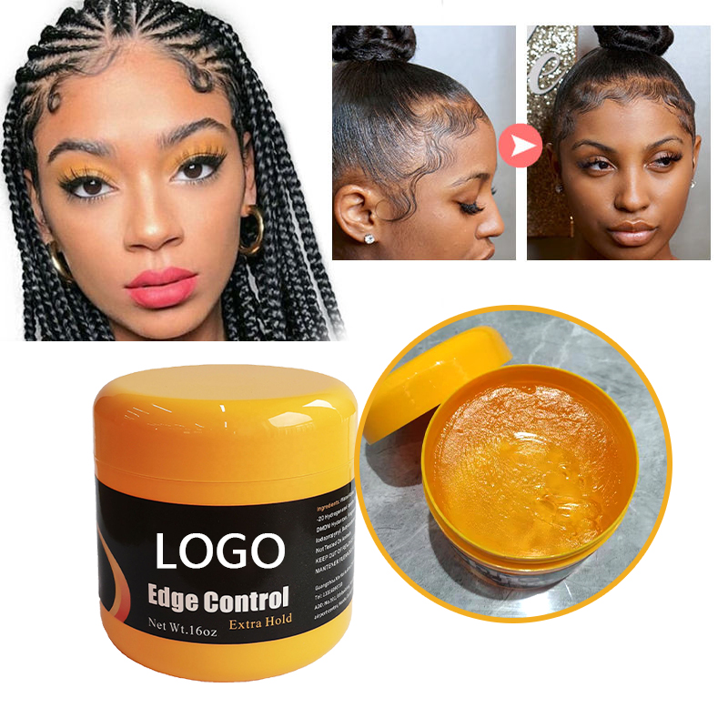 Transparent Customization Acceptable Hair Gel for Natural Hair Extra Hold No Residue
