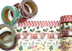 Quality Various Patterns Waterproof Christmas Paper Tape wholesale