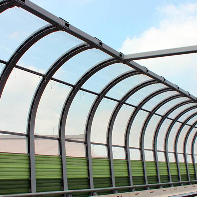 1220*2440mm Transparent Polycarbonate Sound Barrier Sheet Fence