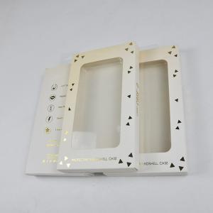 Quality Mobile Phone Case Packaging Box With Clear PET PVC Window wholesale