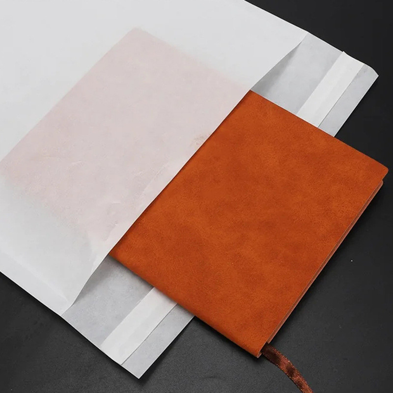 Three Side Seal Wood Pulp Printed Glassine Bags With Logo