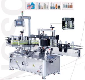 Quality Machine Oil Bottle Label Applicator Detergent Front And Back Labeling Machine wholesale