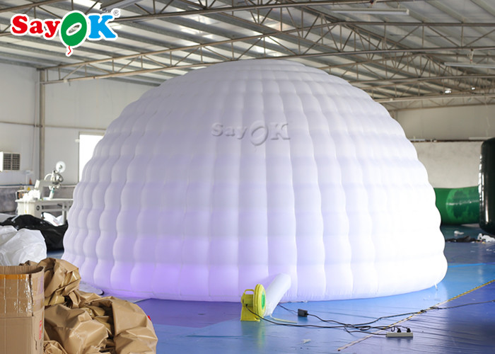 Outdoor Inflatable Tent Indoor Or Outdoor Inflatable Dome Tent For Promotion / Blow Up Igloo