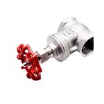 Thread Connection ISO 9001 Standard Handle Wheel Resilient Seat Stainless Steel