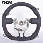 Toyota Lightweight Leather Carbon Fiber Steering Wheel Modern Black Flat Bottom