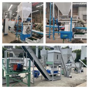 Quality Automatic Bagging Machine Animal Feed Pellet Production Line For Grains 1-12mm wholesale