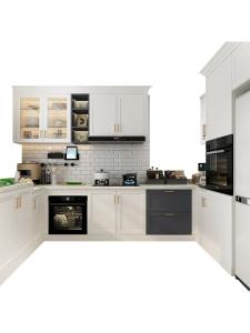 Quality Metal Honey Oak Natural Wood Kitchen Cabinets Ready Made OEM wholesale