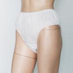 White Anti Static Fashion Female PP Nonwoven Disposable Hospital Briefs