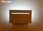 6W White Modern Indoor Wall Lamps , LED Internal Wall Lights 200x120mm Cubiod