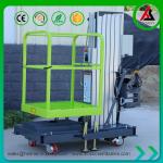 Mobile Single Man Vertical Mast Lift Aluminium Hydraulic Platform Customized