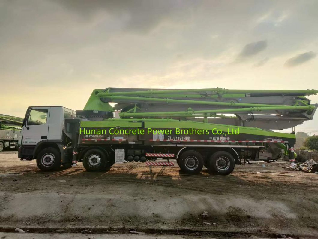 2013 Truck Mounted Pump 52 Meter Concrete Pump Truck Benz Chassis