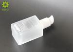 Custom Silk Printing Moisturizer Glass Bottle 120ml Square Frosted Glass Pump