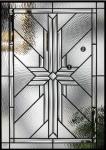patina caming decorative glass panel in doors and windows