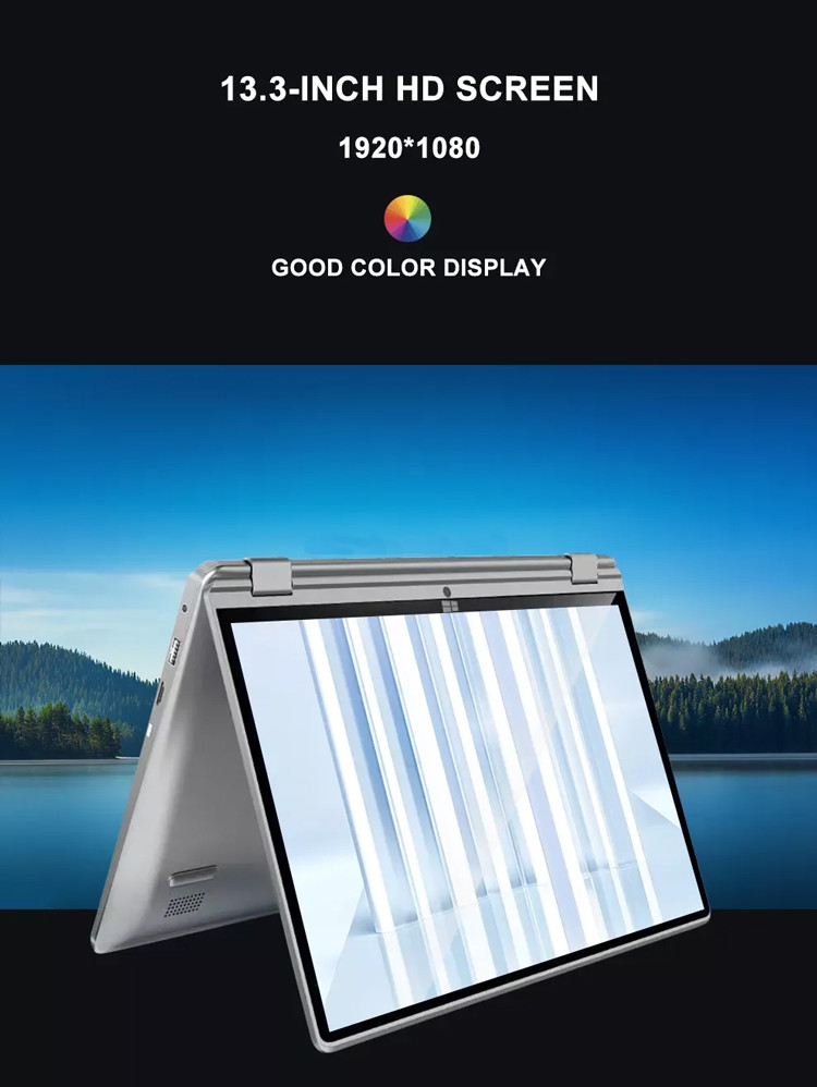 2 In 1 13.3" FHD IPS Ultrabook Touchscreen Computer Oem Laptop Manufacturers