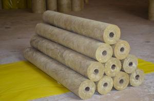 Quality High Density stonewool Pipe Insulation Material Heat Resistant ISO CE wholesale