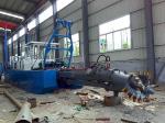 6 Inch Mud Dredging Boat For Mud Dredging In River 16kw Diesel Hydraulic Dredger