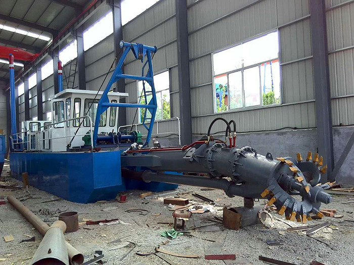 16kw Diesel Small Sand Dredging Ship 6 Inch For Sand Dredging In River