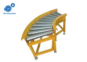 Quality Stainless Steel 90 Degree Curved Roller Conveyor , 90 Degree Roller Conveyor wholesale