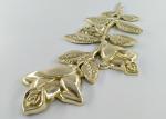 Metal coffin decoration zamak rose zinc alloy flower D013 45cm*13cm Antique