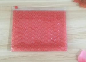 Quality 0.06-0.1mm Thickness PVC Bubble Bag / Reusable Mailer Plastic Zipper Bag wholesale