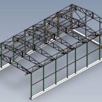 Metal Frame Workshop Metal Building Modular Design Prefabricated Steel Structure