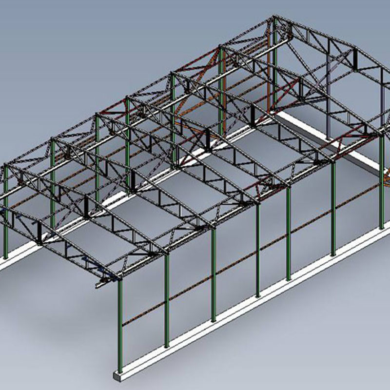 Q235 Q345 Low Carbon Steel Bolted Connection Modular Steel Workshop