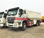 6X4 Stainless Steel Fuel Transport Trucks , 20000 - 25000 Liter Gasoline Tanker