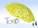 Childrens Yellow Kids Folding Umbrella Silkscreen Logo Safe Slider / Runner