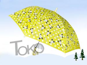 Quality Childrens Yellow Kids Folding Umbrella Silkscreen Logo Safe Slider / Runner wholesale