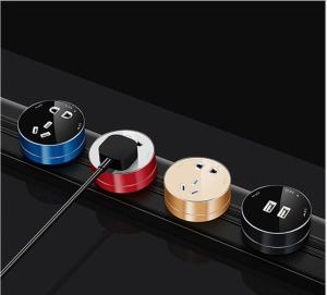 Quality Removable NFC Power Sliding Socket Rail Wall Mounted 250v wholesale