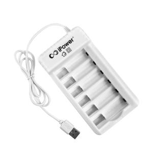 Quality 6 Slots Smart AA AAA Battery Charger With Indicator DC 5V 1A wholesale