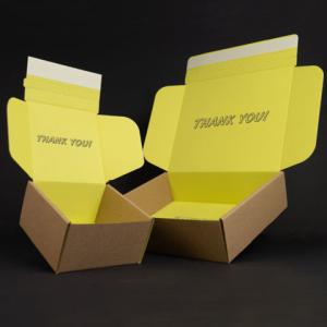 Quality Pantone Color Mailer Shipping Box Gloss Matt Lamination Colored Mailer Boxes wholesale