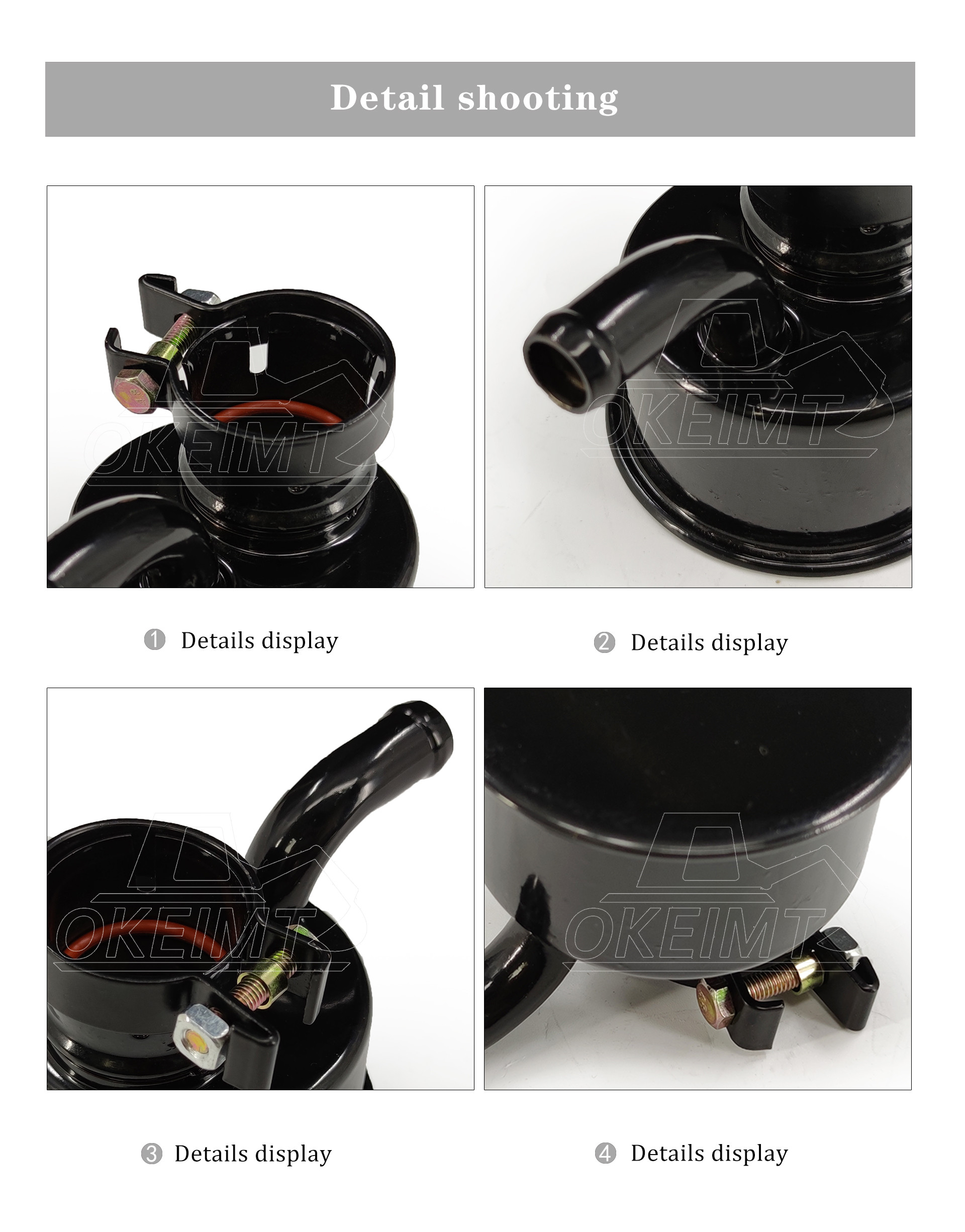 Excavator Engine Parts DH200-7 DH220-5 DB58 Air Breather Cap