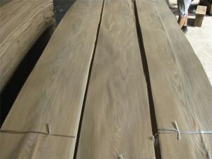 Quality Sliced Natural Brown Ash Wood Veneer Sheet, crown cut wholesale