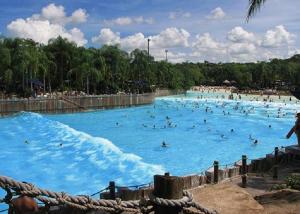 Quality Artificial Water Park Wave Pool Durable Air Blowing Surf Wave For Hotel Beach wholesale