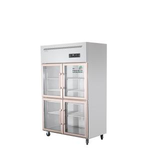 Quality Commercial Glass Door Stainless Steel Freezer Large Capacity wholesale