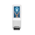Hospital Full Hd Display 21.5 Inch Liquid spray Hand washing Sanitizer dispenser