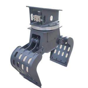 Quality 0.8m3 Hydraulic Grapple For Excavator 50 Tons Customized Color wholesale