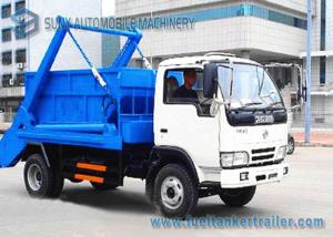 Quality 4m3 swing arm Garbage Container Truck Dongfeng 4x2 Drive 2 Axles 102hp wholesale