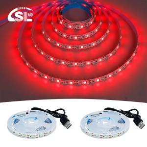 Quality 120leds 8mm Red One light one cut Electroplate flexible SMD2835 Led Strip Light 5v wholesale