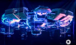 Quality Holo Gauze Holographic Projection System Invisible Hologram Screen For Stage wholesale