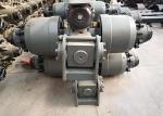 Low Bed Semi Trailer Spare Parts 16T Three Wire Six Replacement Trailer Axles