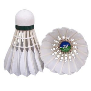 Quality 12pcs Duck Feather Shuttlecock Badminton Goose Feather Shuttlecock Flying Straight wholesale