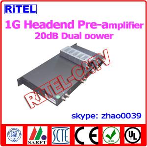 Quality 1G 20dB Analog Headend Pre-amplifier/Booster wholesale